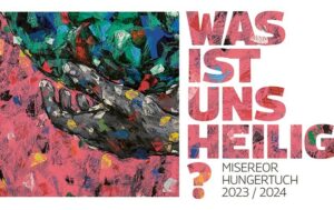 Plakat zum Misereor-Hungertuch 2023