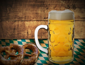 Biergartenillustration aus Pixabay
