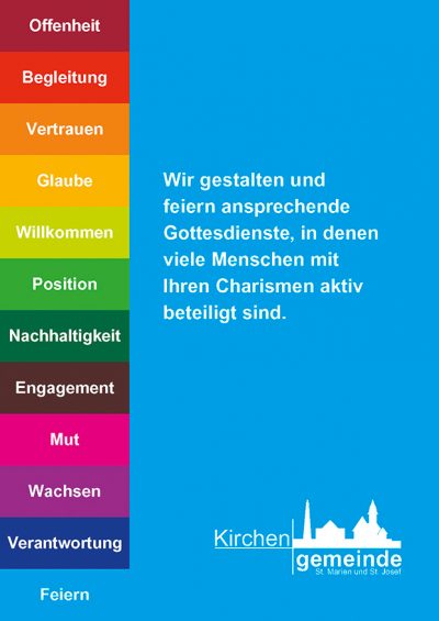 Leitsätze Karte Feiern
